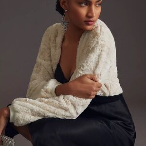 Anthropologie x Maeve Fur Shrug